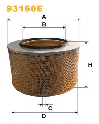 WIX FILTERS 93160e -  Воздушный фильтр